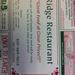 Ridge Restaurant
