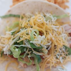 El Burrito Mexican Grill - Chicken taco and rice