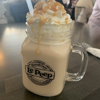 Le Peep - Salted caramel latte - Breakfast & Brunch Near Me - Edison, New Jersey Le Peep - Salted caramel latte - Breakfast & Brunch Near Me - Edison, New Jersey