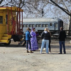 Old Sacramento Underground - Tour guide dressed in period costume.