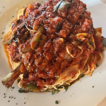 The Spaghetti House - Pork chop with angel hair - Italian Near Me - Easton, Maryland