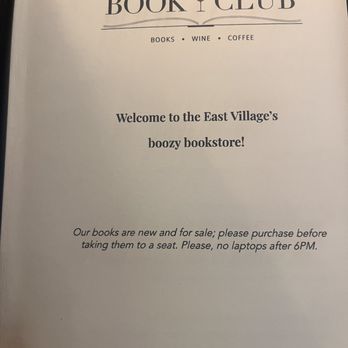Book Club Bar - Bookstores Near Me - New York, New York