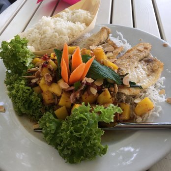 Thaisty - Fried mango perch - Thai Near Me - Warsaw, MZ Thaisty - Fried mango perch - Thai Near Me - Warsaw, MZ