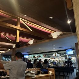 View of the bar