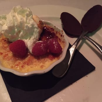 Parkers' Lighthouse - Creme brûlée with chocolate covered spoons - Seafood Near Me - Long Beach, California Parkers' Lighthouse - Creme brûlée with chocolate covered spoons - Seafood Near Me - Long Beach, California