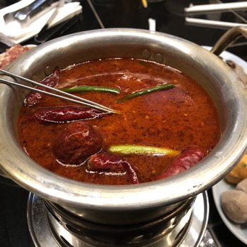 Hot Spot - Spicy broth! Lots of peppers - Asian Fusion Near Me - Fairfax, Virginia