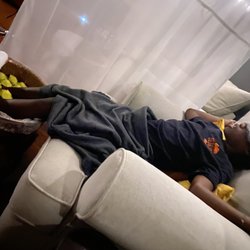 My son in his complete comfort zone!!!