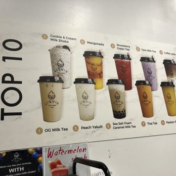 Liquid Tea Bar - Fav 10 drink options - Bubble Tea Near Me - San Bernardino, California Liquid Tea Bar - Fav 10 drink options - Bubble Tea Near Me - San Bernardino, California