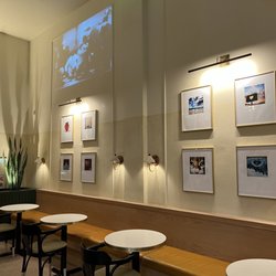 Enzo Restaurant + Pizzeria - Love the decorating as soon as you walk in -- funky, artsy vibes