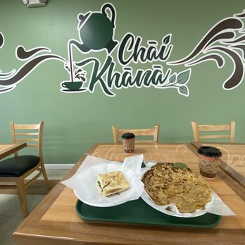 Chai Khana  & Grill - Aloo Paratha Chilly Cheese Toast - Halal Near Me - Houston, Texas