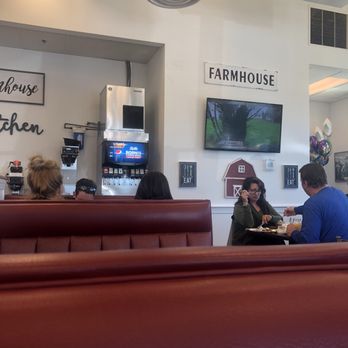 Farmhouse Kitchen - They have a tv, more booths, and cute wall decorations - Breakfast & Brunch Near Me - Leland, North Carolina Farmhouse Kitchen - They have a tv, more booths, and cute wall decorations - Breakfast & Brunch Near Me - Leland, North Carolina