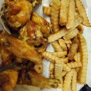 Tasty wings & Seafood - The fries were crispy and hot.. - Chicken Wings Near Me - Columbia, South Carolina Tasty wings & Seafood - The fries were crispy and hot.. - Chicken Wings Near Me - Columbia, South Carolina