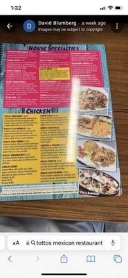 Menu photo 6 Tottos Mexican Restaurant Lancaster, SC Menu photo 6 Tottos Mexican Restaurant Lancaster, SC