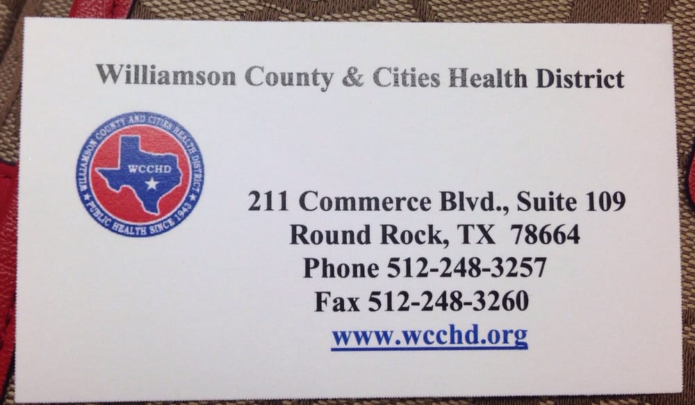 Williamson County and Cities Health District - social services organization in Round Rock, TX