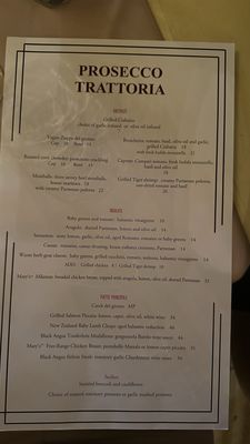 Menu photo 7 Prosecco Trattoria Toluca Lake, CA