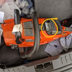 George's Lawn Equipment - Once I got the product and got the the car.