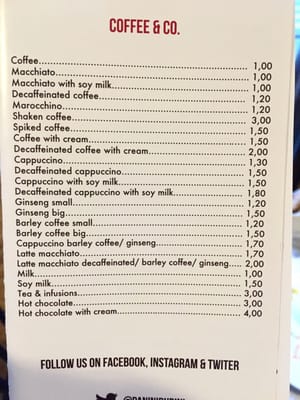 Menu photo 1 Panini Durini Milan, MI