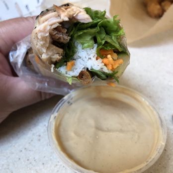 Roll & Co - Signature Lemongrass Chicken Spring Roll - Vietnamese Near Me - Brea, California Roll & Co - Signature Lemongrass Chicken Spring Roll - Vietnamese Near Me - Brea, California