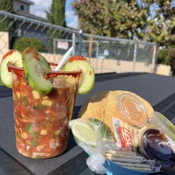 Mariscos Pueblo Culichi - Cocktail 9-1-1 - Food Trucks Near Me - Santa Ana, California