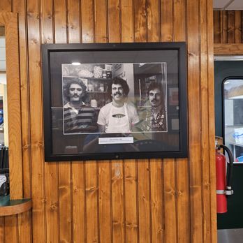 Mac & Bobs - A historic photograph of the founders of Mac and Bob's Restaurant was taken in the 1980s. - Sports Bars Near Me - Salem, Virginia
