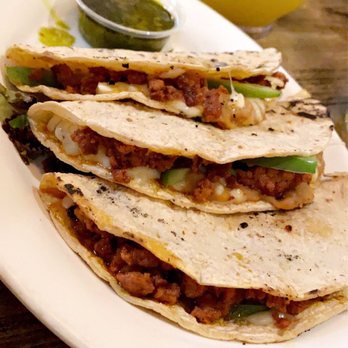 Cafe El Tapatio - Quesadillas Don Jose Con Chorizo - Mexican Near Me - Glenview, Illinois