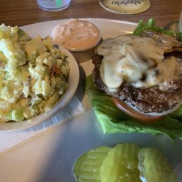 Mushroom Swiss Burger Mushroom Swiss Burger