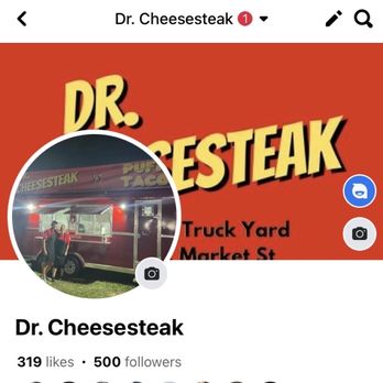 Dr Cheesesteak - Facebook page - Food Trucks Near Me - Mabank, Texas