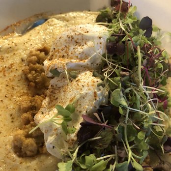 Willy's Kitchen - Fried Oysters with Grits, Poached Eggs, and Micro-greens! - American Near Me - Glen Burnie, Maryland Willy's Kitchen - Fried Oysters with Grits, Poached Eggs, and Micro-greens! - American Near Me - Glen Burnie, Maryland
