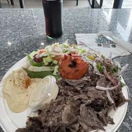 Beef Shawarma Plate Beef Shawarma Plate