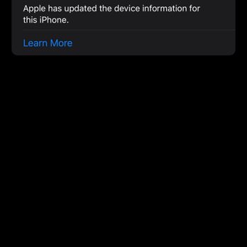 Cellular Refresh Phone & Computer Repair - Error message that came after they installed my new "apple screen" - Mobile Phone Repair Near Me - Fort Mill, South Carolina Cellular Refresh Phone & Computer Repair - Error message that came after they installed my new "apple screen" - Mobile Phone Repair Near Me - Fort Mill, South Carolina