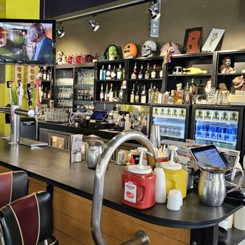 Zombie Burger + Drink Lab - the bar area - Burgers Near Me - Des Moines, Iowa Zombie Burger + Drink Lab - the bar area - Burgers Near Me - Des Moines, Iowa