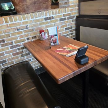 Cheddar's Scratch Kitchen - The booth where I was seated. - Comfort Food Near Me - Roanoke, Virginia Cheddar's Scratch Kitchen - The booth where I was seated. - Comfort Food Near Me - Roanoke, Virginia