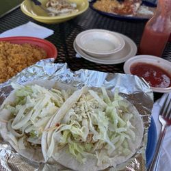 Tequilas - Tacos and rice