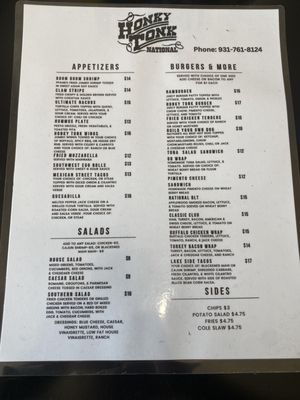 Menu photo 5 Honky Tonk National Sparta, TN Menu photo 5 Honky Tonk National Sparta, TN