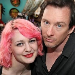 Monster Gallery - Monster owners Mab Graves, artist and husband, photographer Larry Endicott. -IndyStar