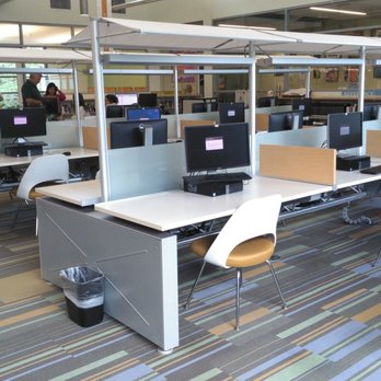 Kingwood Branch Library - There are many computers on the second floor, and the spacing and work space looks fairly generous. - Libraries Near Me - Kingwood, Texas Kingwood Branch Library - There are many computers on the second floor, and the spacing and work space looks fairly generous. - Libraries Near Me - Kingwood, Texas