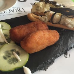 El Jardin de los Dragones - Croquetas y marinera veganas! Impresionantes!!!