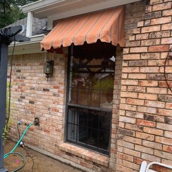 Descant Awnings & Signs - One of the two awnings.