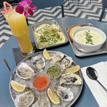 Ostrea - Rite of Passage drink, Mahi Mahi Tacos, Clam Chowder, and Oysters - Cocktail Bars Near Me - Eastvale, California Ostrea - Rite of Passage drink, Mahi Mahi Tacos, Clam Chowder, and Oysters - Cocktail Bars Near Me - Eastvale, California
