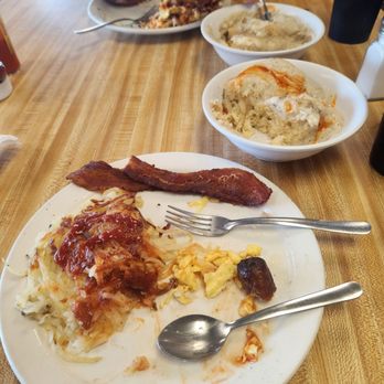 Old Mill Cafe - Breakfast was sausage & eggs and bacon & eggs. Both with biscuits and gravy. Sooooo good! - Breakfast & Brunch Near Me - Modesto, California Old Mill Cafe - Breakfast was sausage & eggs and bacon & eggs. Both with biscuits and gravy. Sooooo good! - Breakfast & Brunch Near Me - Modesto, California
