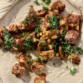 Pita Jungle - Hummus With Grilled Chicken - Mediterranean Near Me - Peoria, Arizona Pita Jungle - Hummus With Grilled Chicken - Mediterranean Near Me - Peoria, Arizona