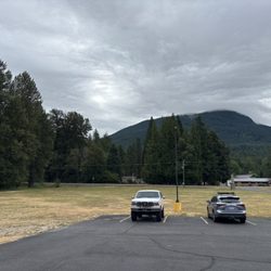 Cowlitz River Lodge - The view from our front door.