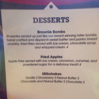 1720 Burger Bar - Dessert menu - Burgers Near Me - Florence, South Carolina 1720 Burger Bar - Dessert menu - Burgers Near Me - Florence, South Carolina