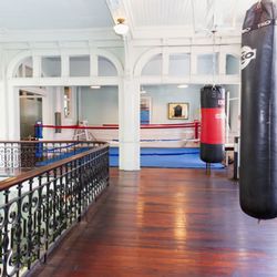 New Orleans Athletic Club - Boxing Area with multiple heavy, speed, and double end bags