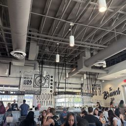 Inside the restaurant