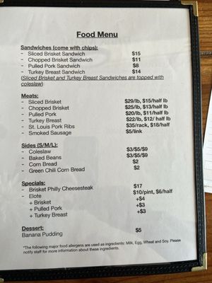 Menu photo 2 Sundance Pit BBQ Palmer Lake, CO Menu photo 2 Sundance Pit BBQ Palmer Lake, CO