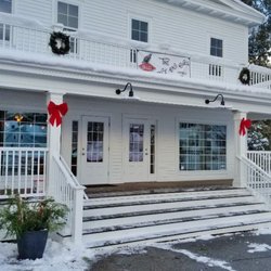 The Quince and Quail - Our storefront decked out for the holidays