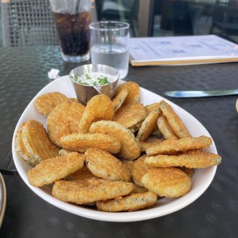 Grace & Grit - Fried pickles (happy hour $5) - Southern Near Me - Mount Pleasant, South Carolina