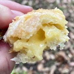 O'Delice French Bakery - Almond Croissant: OMG that is thick almond paste dripping from the feathery pastry: one of the best things I've eaten in years!