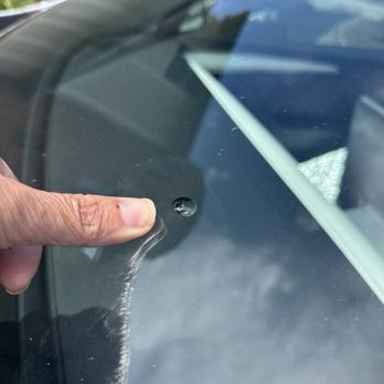 Spearhead Auto Glass - Chip in windshield from a rock. - Auto Glass Services Near Me Spearhead Auto Glass - Chip in windshield from a rock. - Auto Glass Services Near Me